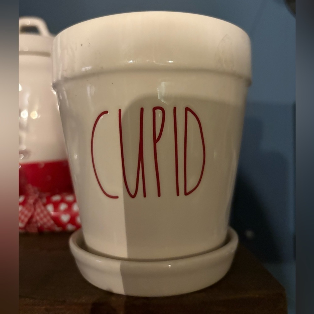 Rae Dunn CUPID Flower Pot